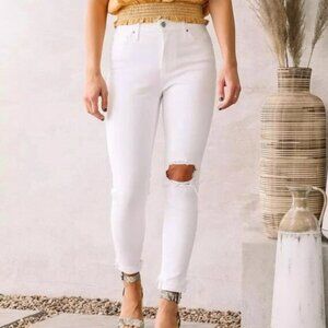 Levi’s White High Rise Skinny Ankle Jeans | Size 12 | NWT
